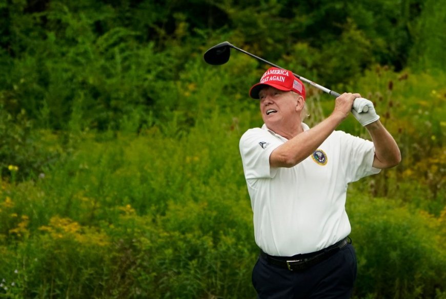 Trump interrupted golf game to convince GOP holdouts to vote for House Speaker Mike Johnson, lawmaker says