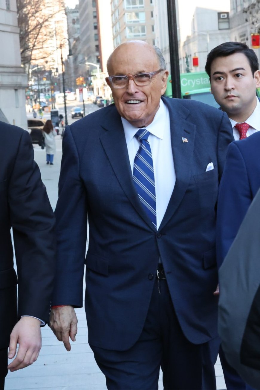 Rudy Giuliani grilled over pricey possessions — like Yankees memorabilia and his grandfather’s watch — in $148M defamation case