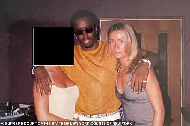 Days later a woman named April Lampros claimed Diddy sexually assaulted her on numerous occasions decades back in New York City. Pictured in an evidence photo submitted into court records in NY