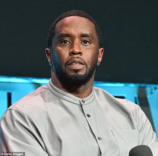 A woman named April Lampros says Diddy sexually assaulted her on numerous occasions decades back in New York City; he is pictured in 2023 in Atlanta