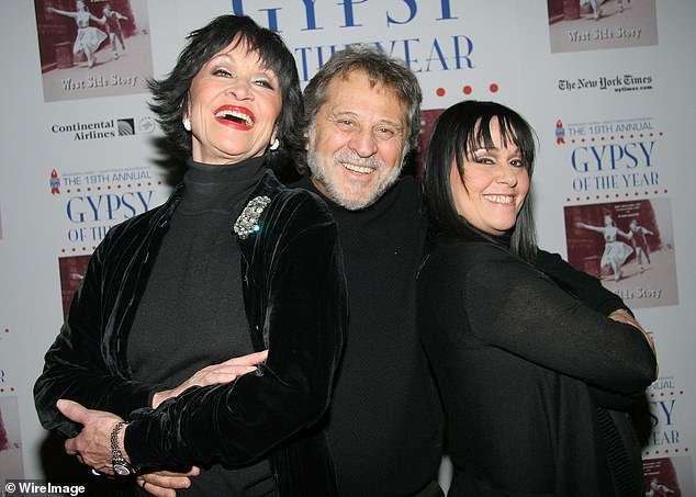 The performer - passed away on Tuesday in Henderson, Nevada , his family confirmed - he is pictured with ex-wife and Anita star Chita Rivera and their daughter Lisa in 2007