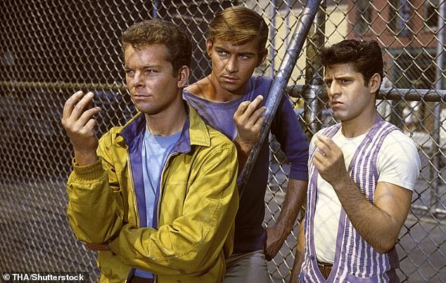 West Side Story icon Tony Mordente (end right) has died aged 88 - he played Jet Action in the 1961 film
