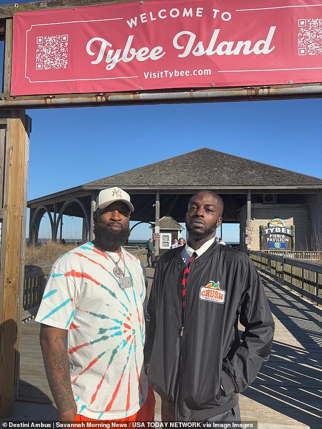 Pictured: Orange Crush organizer Steven Smalls (left) and founder and trademark holder George Turner (right)