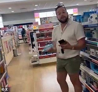 'F*** you!,' the politician shouted at him as he came back and replied: 'F*** me? And you're gonna be voted out so fast this year. I can't wait for you to f***ing go into the dirt'