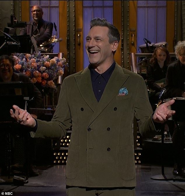 Hamm has been riding high lately thanks to an SNL appearance and a hit AppleTV show