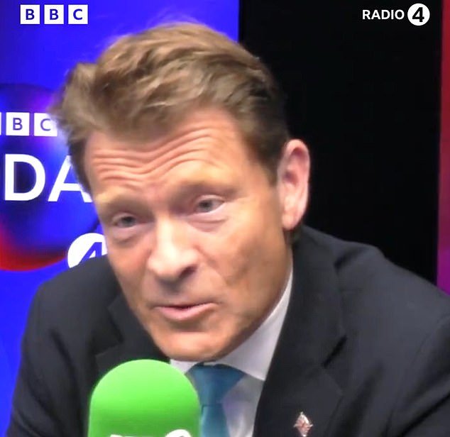 Mr Tice earlier insisted his party would make 'no deal' with the Tories ahead of the general election as he dismissed a suggestion by Mr Farage
