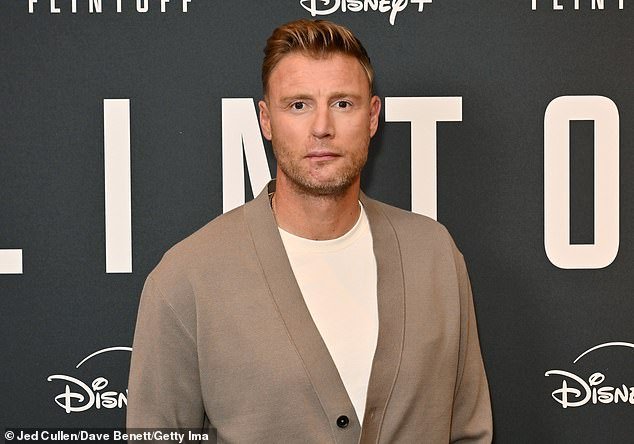 In less than two-and-a-half years, Flintoff - also known by his nickname Freddie - has made a remarkable recovery (pictured at the documentary's premiere in April 2025)