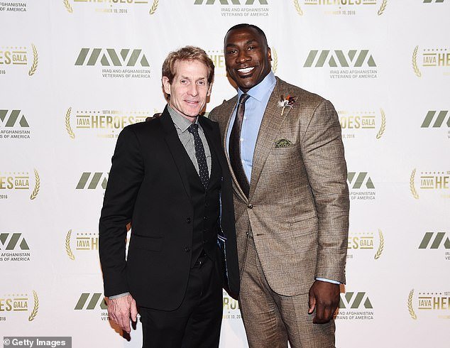 Sharpe co-hosted 'Undisputed' on FS1 with Skip Bayless (left) from 2016 to 2023