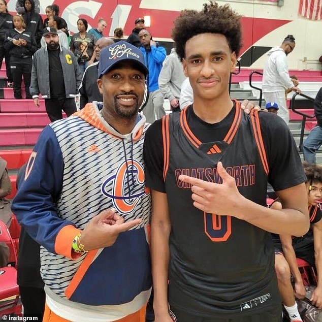 Arenas is the son of NBA star Gilbert Arenas, and appeared to be following in his footsteps