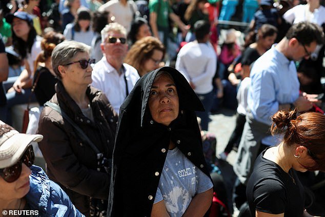 Some 200,000 people attended the funeral service in the Vatican City today