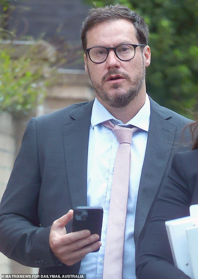 Mr Nantes (pictured in February 2024) was sentenced to a six-month good behaviour bond after stalking his mistress
