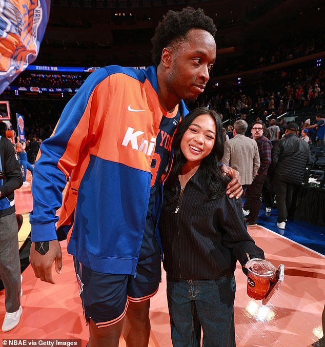 A viral clip online suggested Lee caused Knicks star OG Anunoby (left) to raise his game
