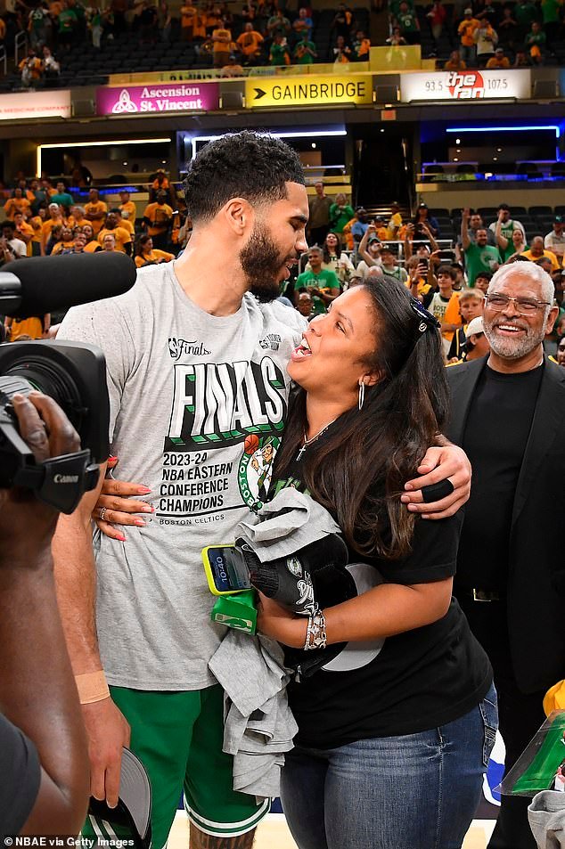 Brandy Cole was in the TD Garden crowd on Sunday when she witnessed Tatum get injured