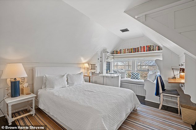 Throughout the home, residents can also find delicate floral motifs, ships, butterflies, and birds are carefully etched into the age-old wood, along with the initials 'RL'