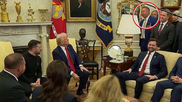 Glenn previously made waves when he asked Ukrainian President Volodomyr Zelensky why he wasn't wearing a suit to an Oval Office meeting with Trump and Vice President JD Vance