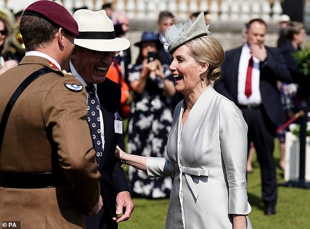 May 16, 2023 -- Duchess of Edinburgh attends the Not Forgotten Association Annual Garden Party at Buckingham Palace, for the charity providing entertainment for the serving wounded