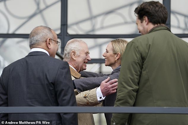 TODAY - King Charles III and Zara Tindall at day three of the Royal Windsor Horse Show