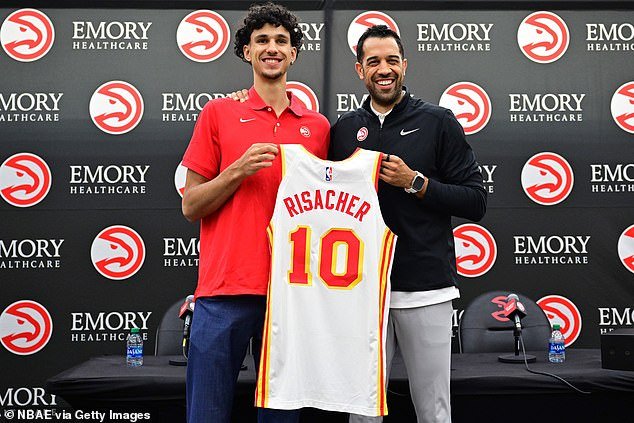 Fields and the Hawks drafted Zaccharie Risacher with the No 1 overall pick in the 2024 draft