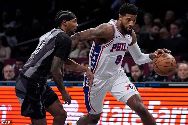 George, 34, said that his season in Philadelphia was one of the hardest of his career