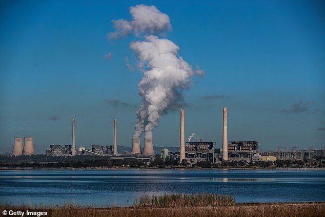 Both sides of politics support a net zero by 2050 target for climate emissions but only the Coalition sees a role for nuclear energy (pictured is the Liddell power station slated by the Liberal Party as the site for one of seven nuclear reactors)