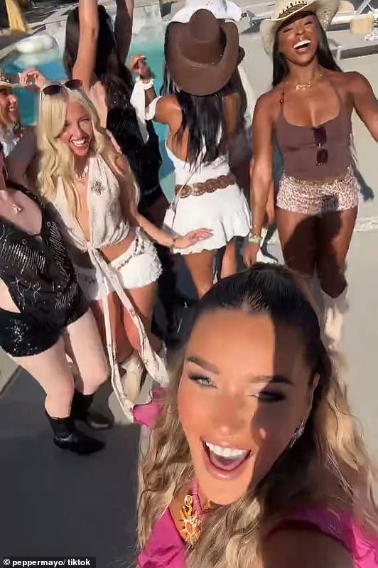 One customer commented on a TikTok video of influencers at Coachella in Peppermayo saying the brand should fill the delayed orders 'before making silly TikToks'