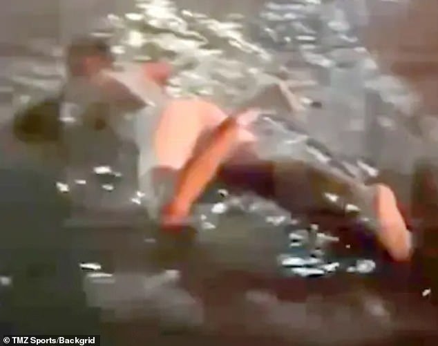 Alijah Arenas, 18, was seen in newly released footage lying face-down in a large puddle after he was ejected from a Tesla Cybertruck Thursday morning