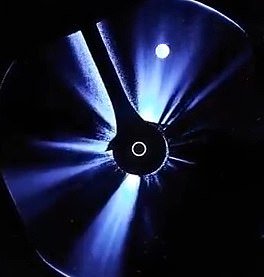 The footage has gone viral, with conspiracy theorists claiming the giant object is a UFO , pointing to how it 'stopped, hovered for a bit, moved closer to the sun ,' and then vanished from sight