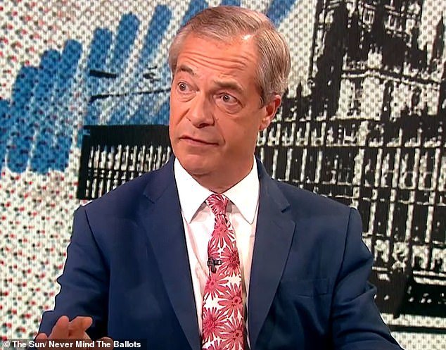 Mr Farage, who is Reform's honorary president, yesterday said he 'might have a conversation' about what the Tories could offer