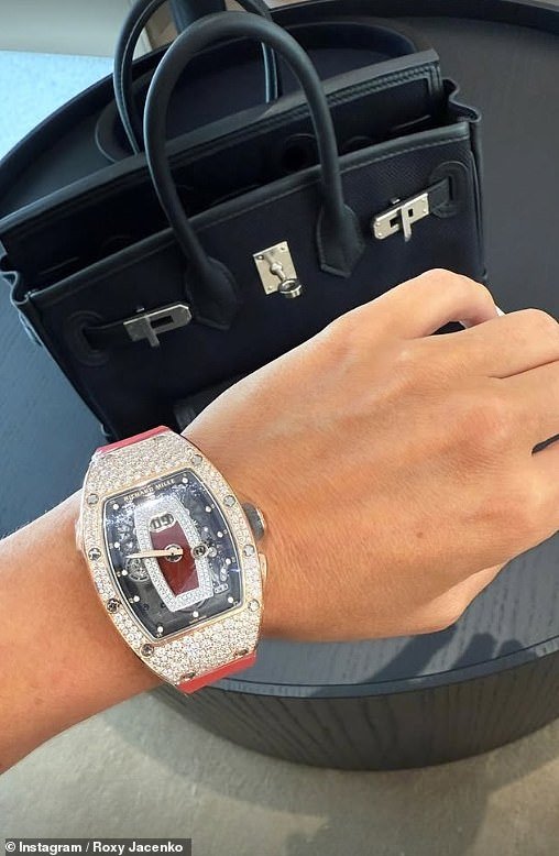 Roxy took to her Instagram Stories on Tuesday to document her purchase of a Robert Mille watch that costs $500,000