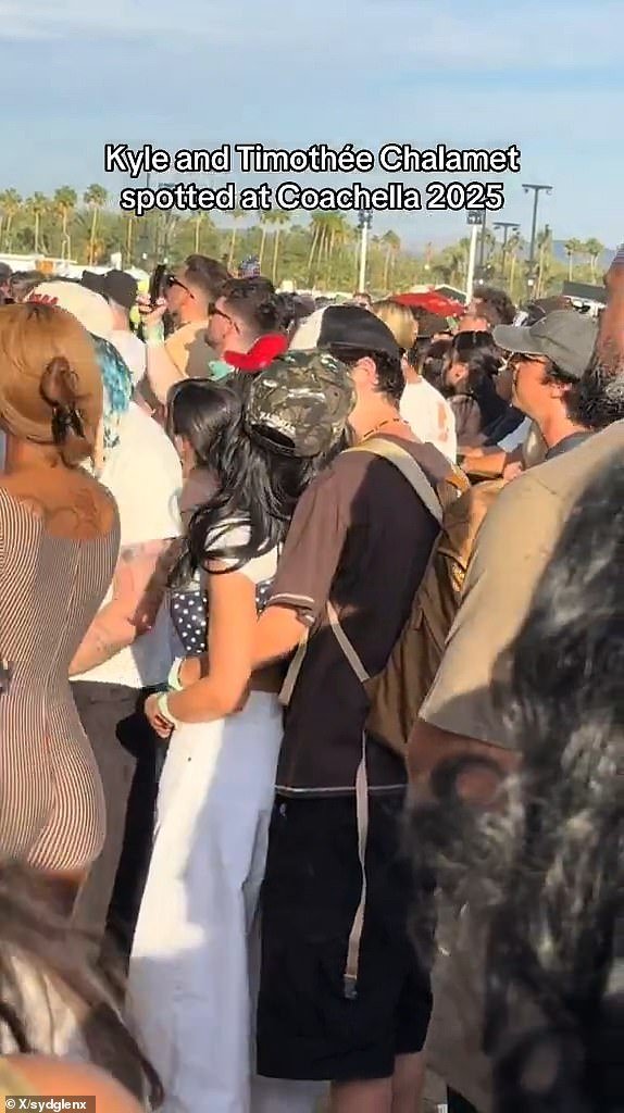 His outing comes after Kylie was spotted 'smothering' Timothée while partying at Coachella on April 12
