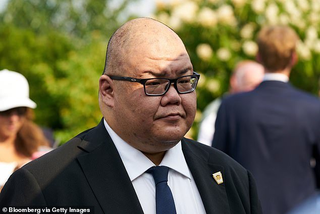 Donald Trump's communications director Steven Cheung (pictured) has issued a blistering takedown of a Daily Beast executive after they commented on the president's weight