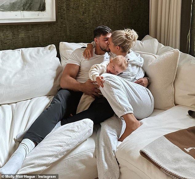 Love Island stars Molly Mae and Tommy Fury called their daughter Bambi (pictured together)