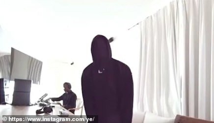 On Wednesday, West vented about not seeing her, as well as his three younger kids - daughter Chicago, seven; and sons Saint, nine, and Psalm, five as he ranted in a room while clad in an all-black ensemble and a mask