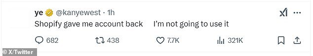 West in a series of tweets last month promised to wear his infamous Yeezy swastika shirt onstage at the Super Bowl next year