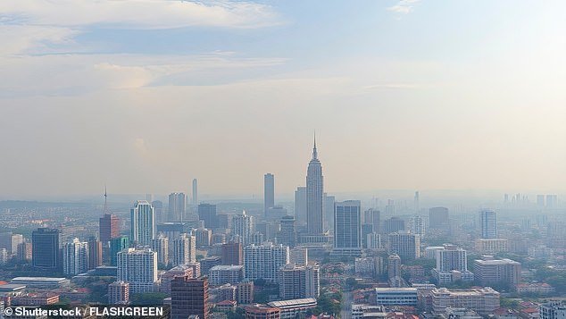 The city is enshrouded by a thick layer of fog for over 100 days of the year