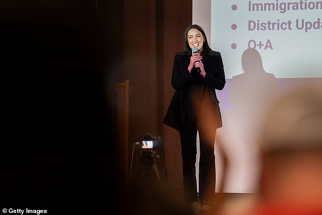 At a town hall in her district on Friday, Ocasio-Cortez spoke bluntly about Homan's attacks