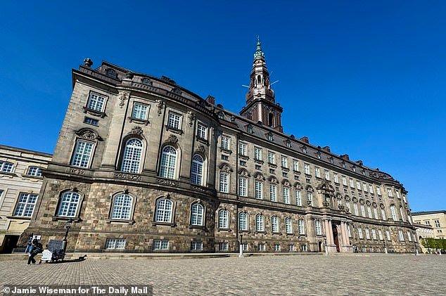 The Danish Parliament Building in Copenhagen