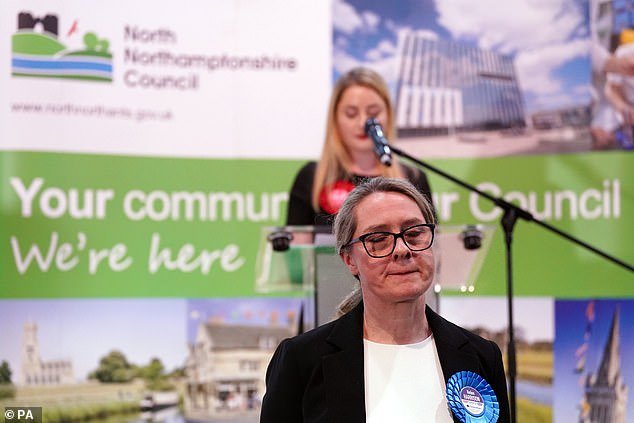 Immediately after the result Ms Harrison insisted she would be standing again at the general election