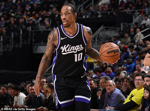 DeRozan plays for the Sacramento Kings but was previously with the Bulls, Spurs and Raptors