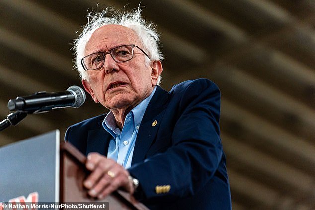 Vermont Senator Bernie Sanders came in third place in the CNN poll of 1,206 liberal voters