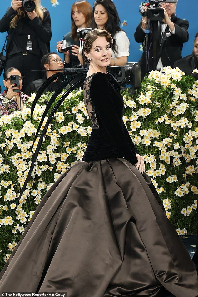 Singer Lana Del Rey returned to the annual Met Gala for the fourth time