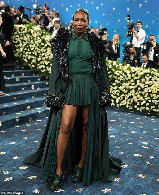 Venus Williams looked typically fashionable at this year’s Met Gala and it appears her ensemble gave a nod to her celebrated tennis career