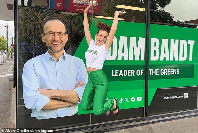 Greens chief Adam Bandt struggled despite the support of Gen-Z podcaster Abbie Chatfield