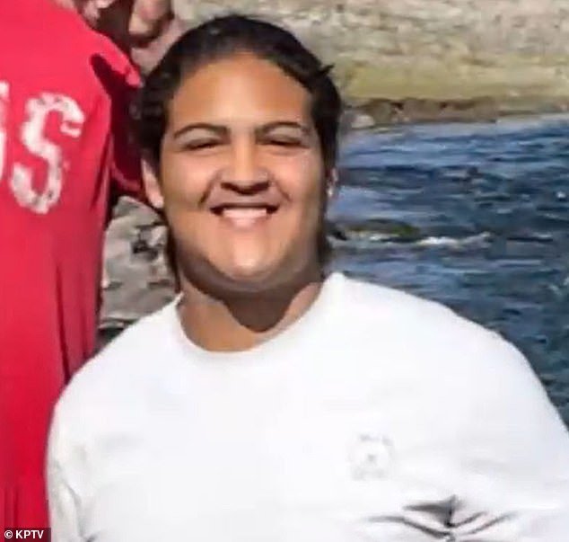 On Sunday, the body of missing kayaker Marcelus Angelo Rodriguez (pictured), 20, was pulled from the Willamette River