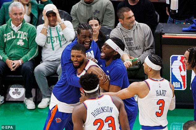 Mikal Bridges made a vital interception on Jayson Tatum to win the game for the Knicks
