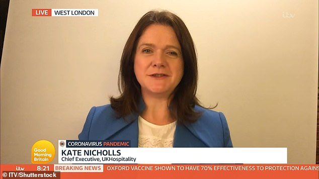 Kate Nicholls, pictured, has urged all parties to get around the negotiating table to avoid a shortfall in revenue