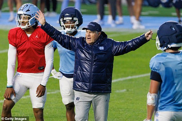 The iconic Belichick is preparing to coach UNC after signing a five-year, $50million contract