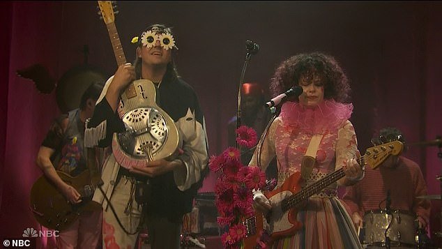 Arcade Fire were the musical guests on this weekend's episode of Saturday Night Live - the sixth time they have filled the coveted position
