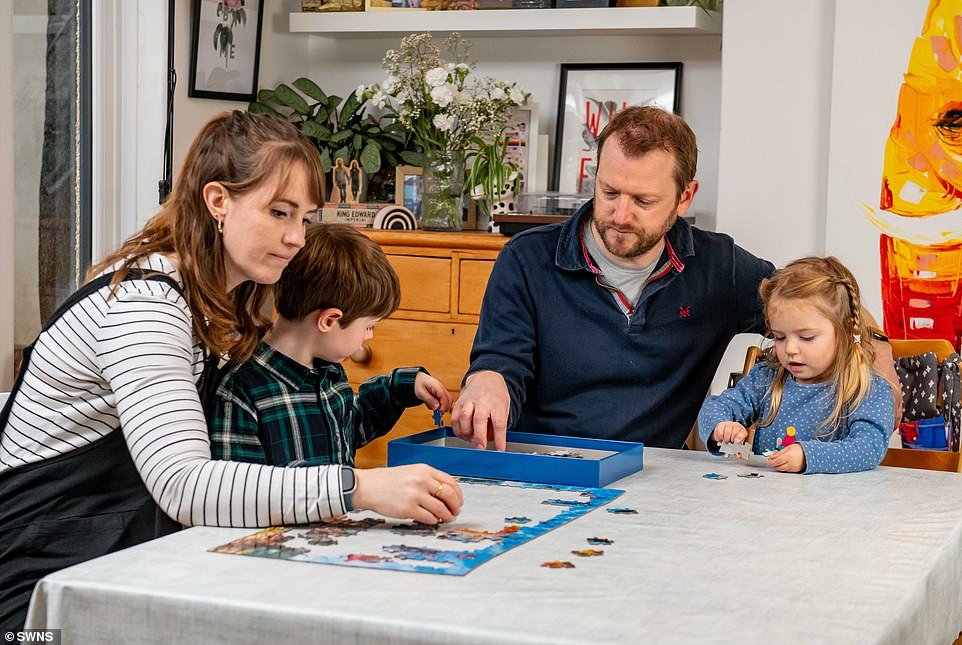 The Bradford family in Bristol have less disposable income due to the cost-of-living crisis