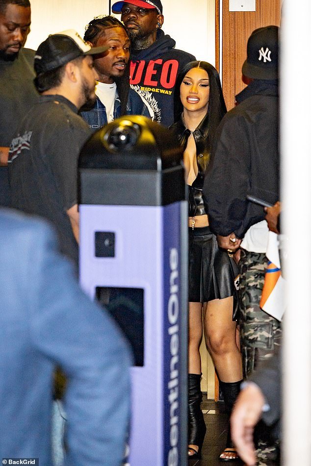 The rapper, 32, and New England Patriots wide receiver sparked romance rumours in February after being spotted out together on Valentine's Day